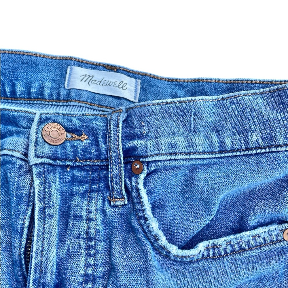 Madewell The Perfect Vintage Crop Destroyed Jeans - Picture 4 of 7